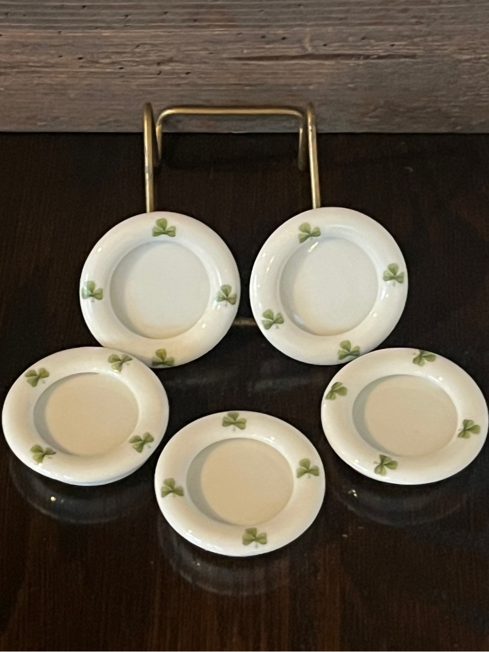 Set of 5 Shamrock Mini Picture Frame